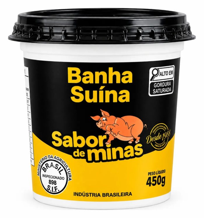 Banha suína Sabor de Minas 450 g